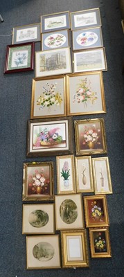 Lot 2014 - Pictures and prints, including watercolours,...