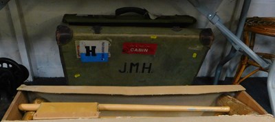 Lot 2017 - A Jacques croquet set, boxed, and a vintage...