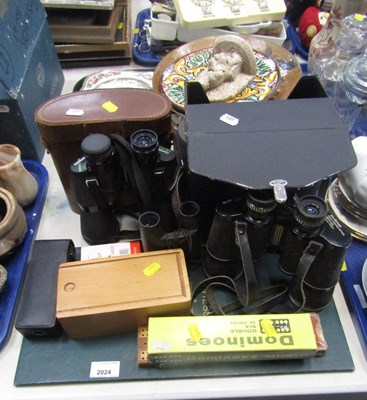 Lot 2024 - A cased set of Miranda 16x50 binoculars, Boots...