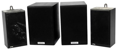 Lot 634 - A pair of Goodmans bookshelf speakers, and a...