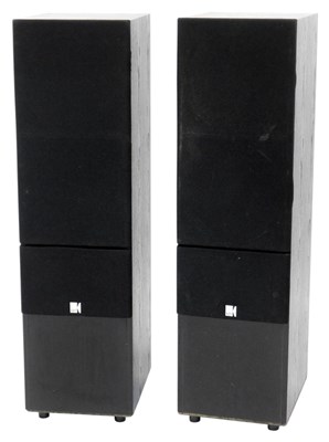 Lot 640 - A pair of KEF C85 three way tower home floor...