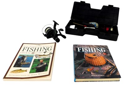 Lot 644 - A travel fishing rod and reel, a Silstar R701...