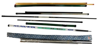 Lot 647 - Various poles and pole spares, including a...