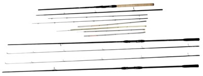 Lot 649 - A Drennon two piece 12ft medium carp rod, and...
