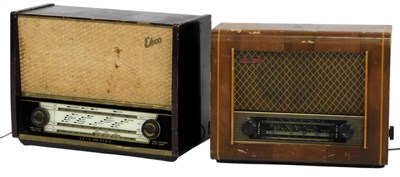 Lot 654 - An Ekco model A320 valve radio, and a Pye of...