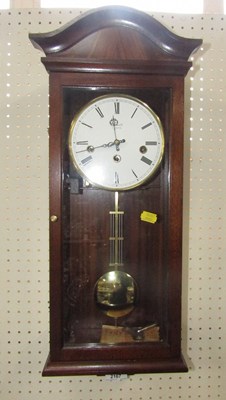 Lot 2167 - A modern wooden cased glazed panel door wall...
