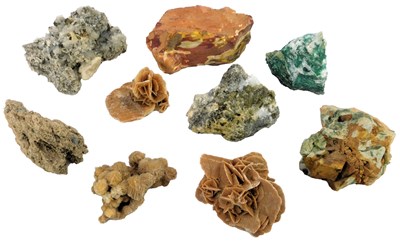 Lot 693 - A group of raw stone specimens, to include...
