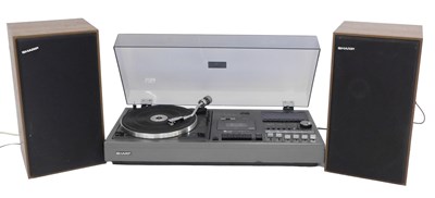 Lot 699 - A Sharp stereo music centre, SG-400E, 73cm...
