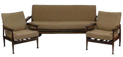 Lot 858 - A 1970s Guy Rogers 'Manhattan' teak framed...