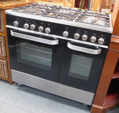 Lot 1152 - A Kenwood dual fuel range cooker, with a five...
