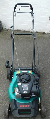 Lot 1133 - A Ferrex Briggs and Stratton petrol lawn mower,...