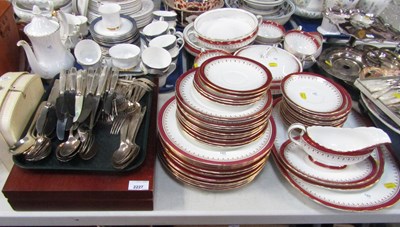 Lot 2227 - Tea and coffee services, part dinner service,...