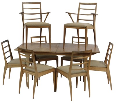 Lot 791 - A McIntosh Furniture teak extending dining...