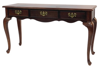 Lot 794 - A 20thC mahogany side table, in Regency style,...