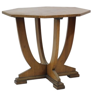 Lot 801 - A mid century walnut occasional table, the...