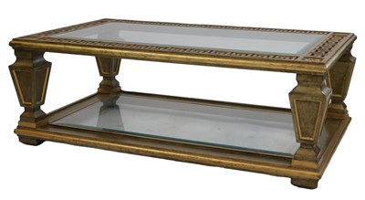 Lot 804 - A 20thC Italian influence gilt coffee...