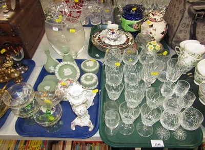 Lot 2248 - Glassware and ceramics, including large...