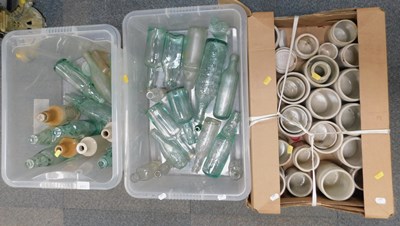 Lot 2273 - Glass bottles, local interest, to include...