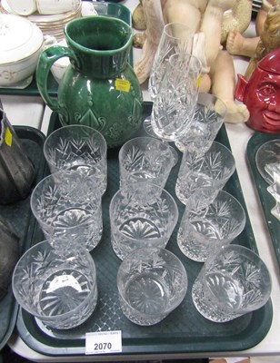 Lot 2070 - Drinking glasses, including tumblers,...