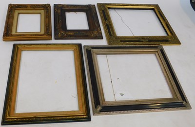 Lot 2311 - Five gilt framed picture frames.