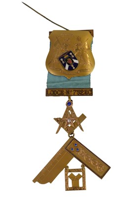 Lot 303A - A Victorian Masonic jewel, for Lodge No 752EC,...