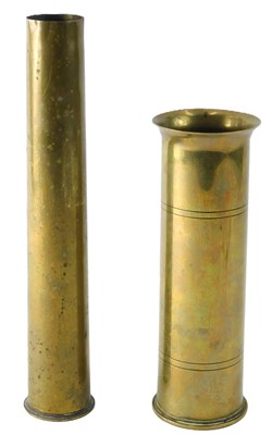 Lot 104 - Trench Art. Vase, made from a 1917 6 Pdr shell...