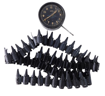 Lot 106 - A WWII mark II B Air Ministry aircraft clock,...