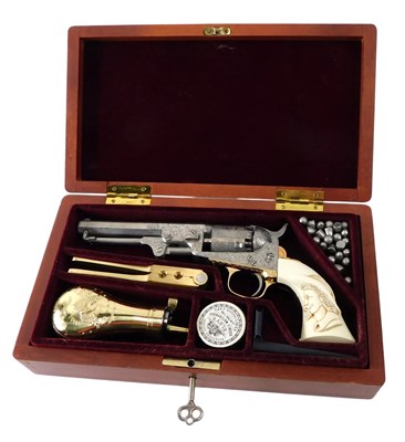 Lot 121 - A cased replica of Buffalo Bill Cody's 1849...