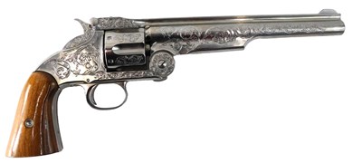 Lot 122 - A replica of a 19thC Smith & Wesson Schofield...