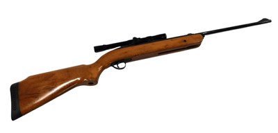 Lot 142 - A BSA .22 calibre Mercury air rifle, with a...