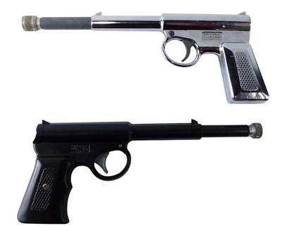 Lot 148 - A chrome plated .177 calibre gat gun by T J...