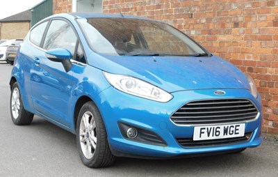Lot 9 - A Ford Fiesta Zetec, Registration FV16 WGE,...