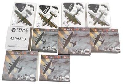 Lot 193 - Atlas Editions diecast planes, including a...