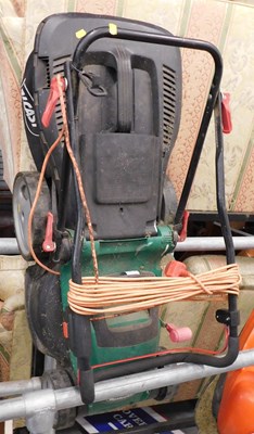 Lot 1575 - A Qualcast electric lawn mower and grass...