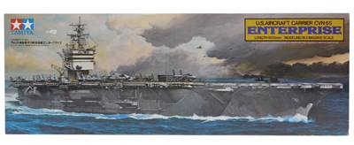 Lot 210 - A Tamiya 1:350 scale US aircraft carrier...