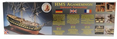 Lot 731 - A Caldercroft Nelson's Navy 1:64 scale wooden...