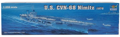 Lot 213 - A Trumpeter 1:350 scale model kit of the US...
