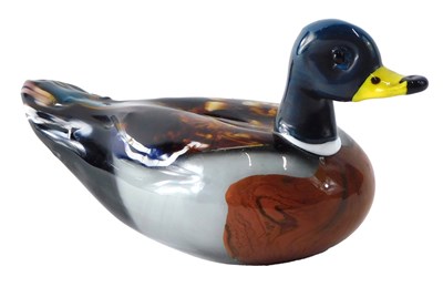 Lot 322 - A Venetian Venini Murano glass model of a...