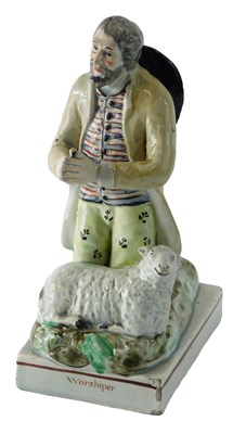 Lot 5 - An 18thC Ralph Wood Staffordshire pottery...