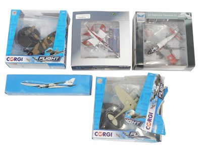 Lot 217 - Corgi Sky Max and other diecast aircraft,...