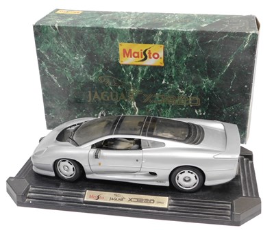Lot 235 - A Maisto diecast Jaguar XJ220 1:12 scale, boxed.