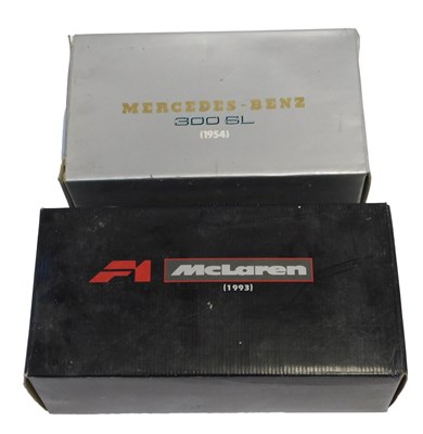 Lot 238 - A Burago Mercedes Benz 300SL 1954 and a Maisto...