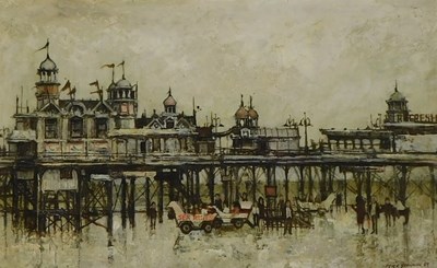 Lot 5 - Peter Brannan (1926-1994). Seaside Pier, oil...