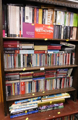 Lot 1642 - A large quantity of classical CDs and books,...
