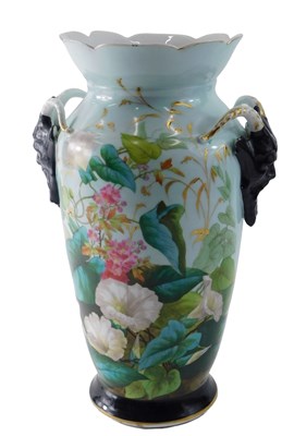 Lot 164 - A late 19th/early 20thC Paris porcelain vase,...