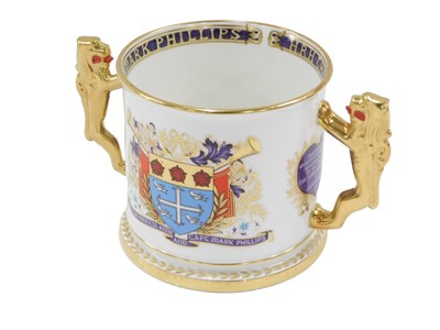 Lot 209 - A Paragon porcelain limited edition loving cup,...