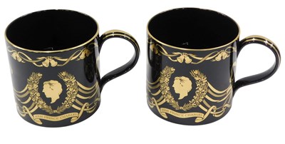 Lot 210 - A Wedgwood limited edition commemorative black...