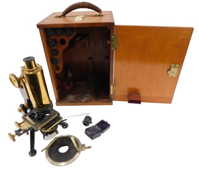 Lot 212 - A W. Watson and Sons Limited of London brass...