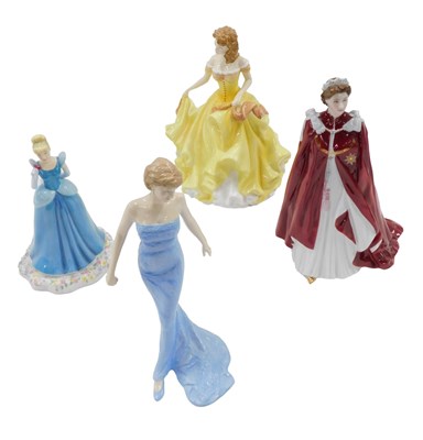 Lot 222 - Four various porcelain figurines, to include...