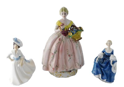 Lot 101 - A 1950s Italian pottery figure of a lady...